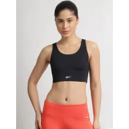 Reebok Black Regular Fit Sports Bra-picture-13