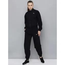 Reebok Black Regular Fit Sports Jacket Joggers Set-picture-32