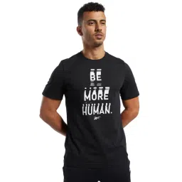 Reebok Black Round Neck Sports T-Shirt-picture-12