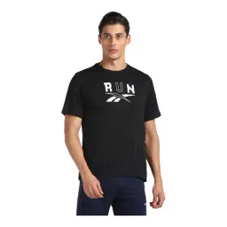 Reebok Black Round Neck T-Shirt-picture-38