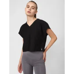 Reebok Black Self Pattern T-Shirt-picture-47