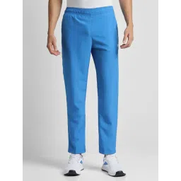 Reebok Blue Polyester Regular Fit Solid Sweat Pant-picture-18