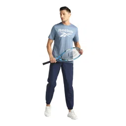 Reebok Blue Polyester Trackpants image 5