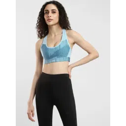 Reebok Blue Printed Sports Bra-picture-25