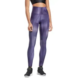 Reebok Blue Printed Sports Tights-picture-18
