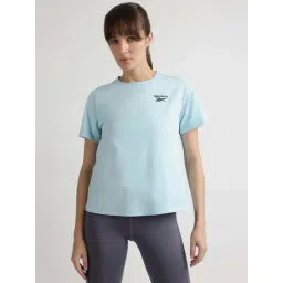 Reebok Blue Regular Fit Printed T-Shirt-picture-19