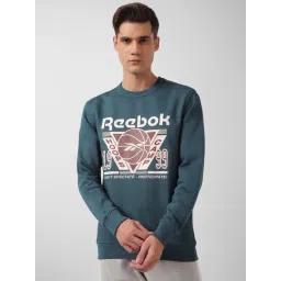 Reebok Blue Relaxed Fit Graphic Print Sweatshirt-picture-14