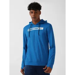 Reebok Blue Slim Fit Hooded Sweatshirt-picture-25