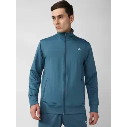 Reebok Blue Slim Fit Sports Jacket-picture-14