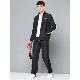 Reebok Brand Logo Detail Speedwick Training Tracksuit with Side Striped-picture-32