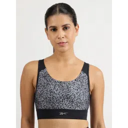 Reebok Brand Logo Printed Lightly Padded Sports Bra-picture-24