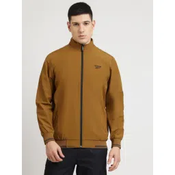 Reebok Brown Regular Fit Solid Jacket-picture-12