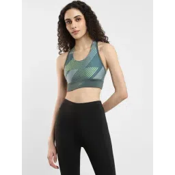 Reebok Green Printed Sports Bra-picture-21