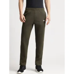 Reebok Green Regular Fit Solid Track Pants-picture-38