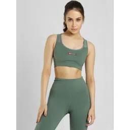 Reebok Green Regular Fit Sports Bra-picture-43