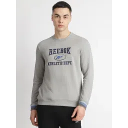 Reebok Grey Cotton Regular Fit Printed Sweatshirt-picture-18