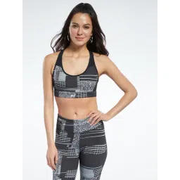Reebok Grey Printed Sports Bra-picture-10