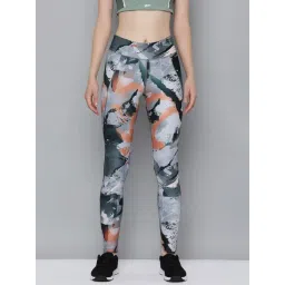 Reebok Grey Printed Sports Tights-picture-32