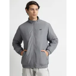 Reebok Grey Regular Fit Solid Jacket-picture-18