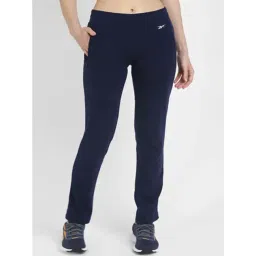 Reebok Indigo Blue Cotton Mid Rise Sports Track Pants-picture-19