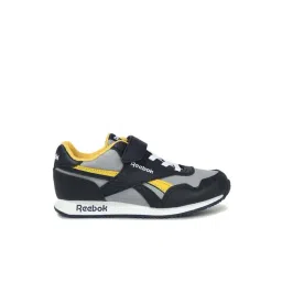 Reebok Kids CL Jog 3.0 1V Navy & Yellow Running Shoes-image-5