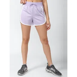 Reebok Lilac Mid Rise Sports Shorts-picture-35