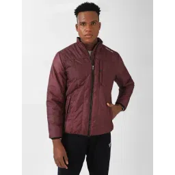 Reebok Maroon Regular Fit Light Padded Sports Jacket-picture-23