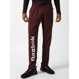 Reebok Maroon Regular Fit Printed Sports Trackpants-picture-16