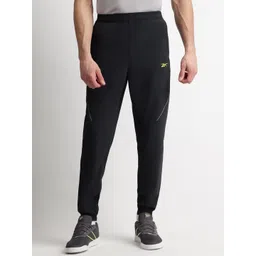 Reebok Men Black Mid Rise Regular Fit Joggers Pants-image-28