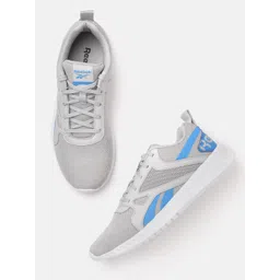 Reebok Men Grey & Blue Woven Design Rout 2 Running Shoes-picture-40