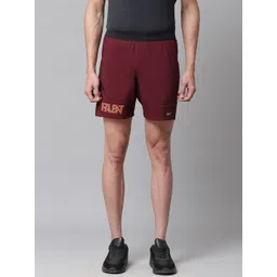 Reebok Men Maroon Solid Running Essentials 7-Inch Shorts-picture-11