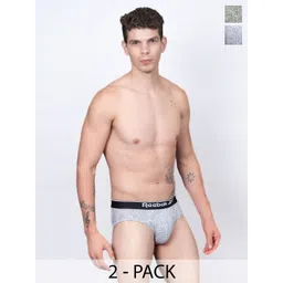 Reebok Men Pack Of 2 Printed Low Rise Anti Bacterial Basic Briefs-picture-17