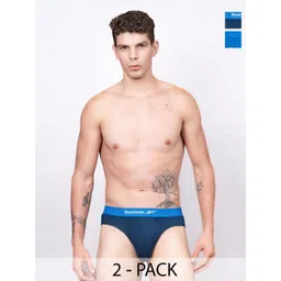 Reebok Men Pack of 2 Pure Cotton Outer Elastic Mid-Rise Briefs-picture-42