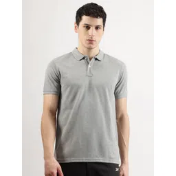 Reebok Men Solid Polo Collar Cotton T-shirt-picture-11