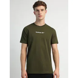 Reebok Men Solid Round Neck Pure Cotton T-shirt-picture-26