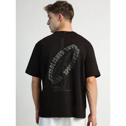 Reebok Men Typography Printed Round Neck Boxy T-shirt-picture-15