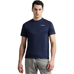 reebok Men's Solid Regular Fit T-Shirt-picture-37