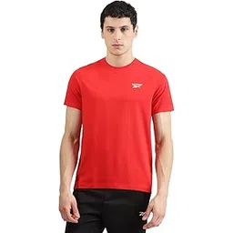 Reebok Men's Solid Regular Fit T-Shirt-picture-40