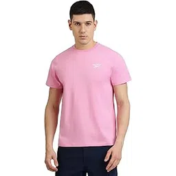 reebok Men's Solid Regular Fit T-Shirt-picture-17