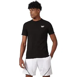 reebok Men's Solid Slim Fit T-Shirt-picture-39