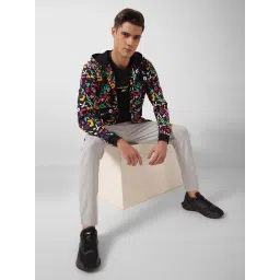 Reebok Multicolor Regular Fit Printed Cotton Hooded Sweatshirt image 5