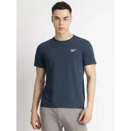 Reebok Navy Cotton Regular Fit Sports T-Shirt-picture-12