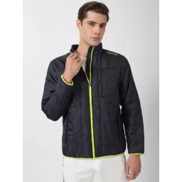 Reebok Navy Regular Fit High Neck Sports Jacket-picture-17
