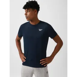 Reebok Navy Slim Fit Sports T-Shirt-picture-19
