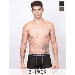 Reebok Pack Of 2 Mid Rise Basic Trunks-picture-32