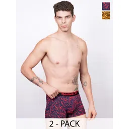Reebok Pack Of 2 Printed Logo Detail Trunks-picture-14