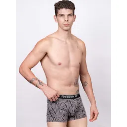 Reebok Pack Of 2 Printed Logo Detail Trunks image 3