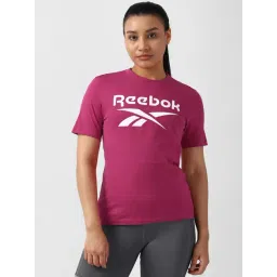 Reebok Pink Cotton Printed Sports T-Shirt-picture-43