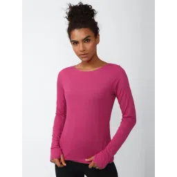 Reebok Pink Regular Fit T-Shirt-picture-46