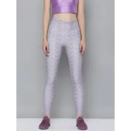 Reebok Purple Printed Sports Tights-picture-25